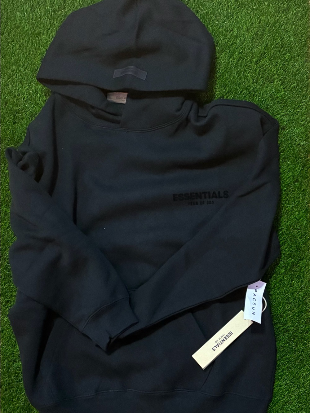 Men's Black Pullover Hoodie